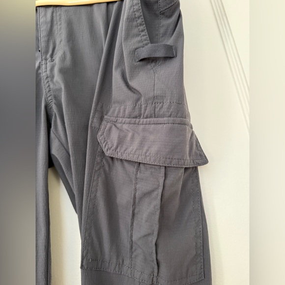 Prana women’s 8 Sage jogger cargo travel ankle gray pants REI camping hiking EUC - Picture 12 of 14